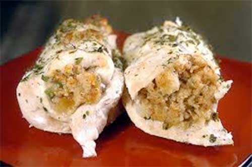 Chef Jose Mier's stuffed chicken