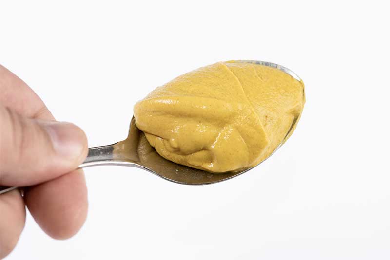 spoon of mustard