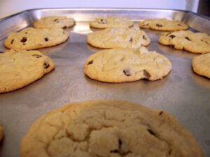 Chocoloate chip cookies from Chef Jose Mier's Sun Valley oven