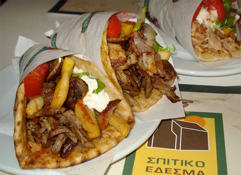 Greek gyros by Chef Jose Mier