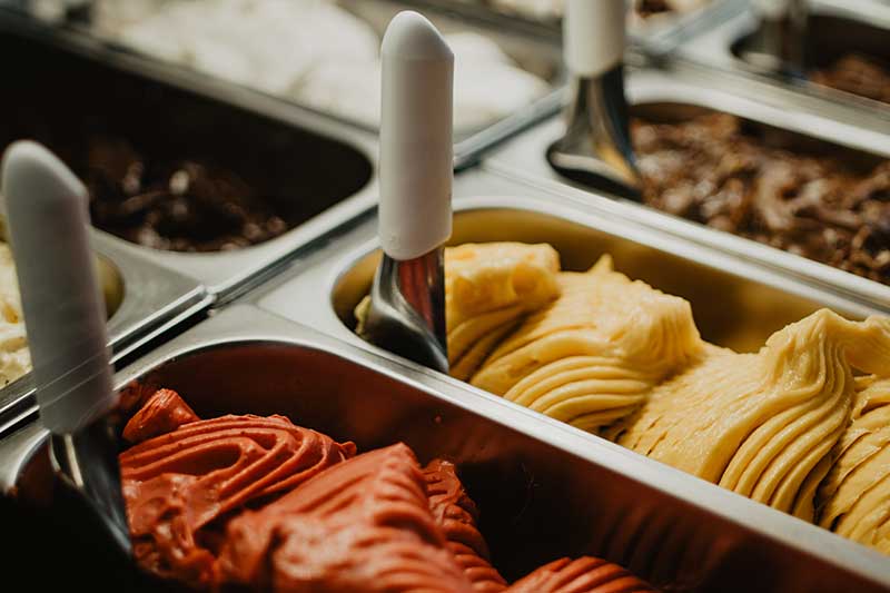 Jose Mier making gelato in Sun Valley, CA