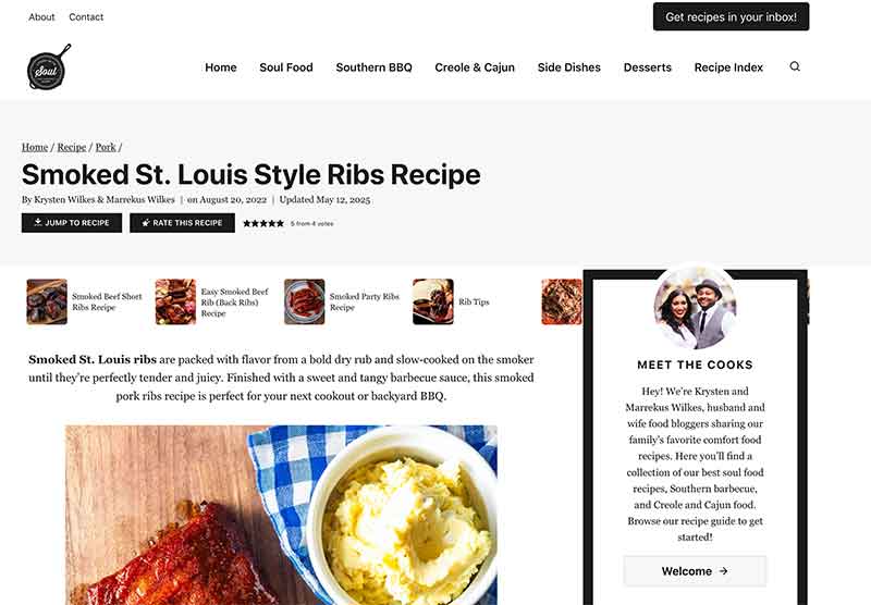 St Louis style ribs recipe site Sun Valley Jose MIer
