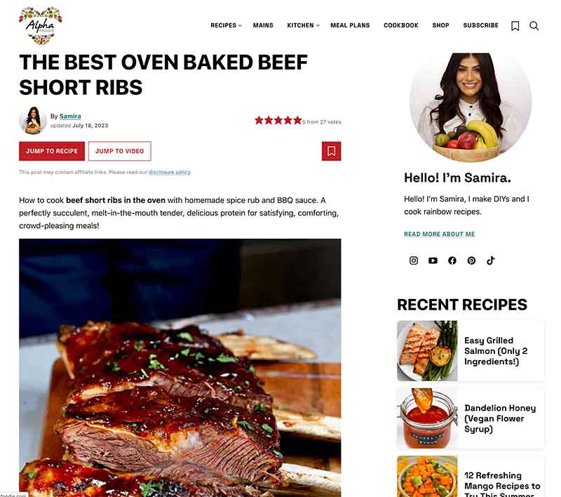 Short rib recipe site Jose Mier Sun Valley, CA