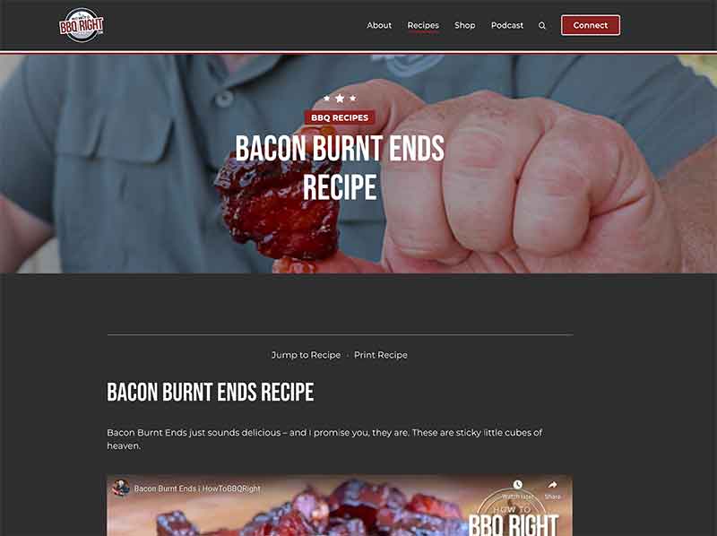 Bacon burnt end site Sun Valley Jose Mier
