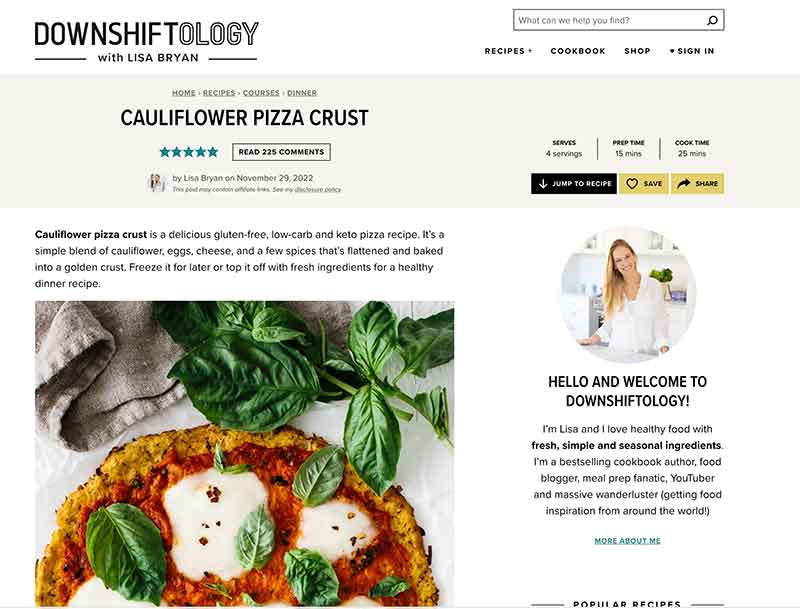 Cauliflower pizza crust recipe Jose Mier Sun Valley CA