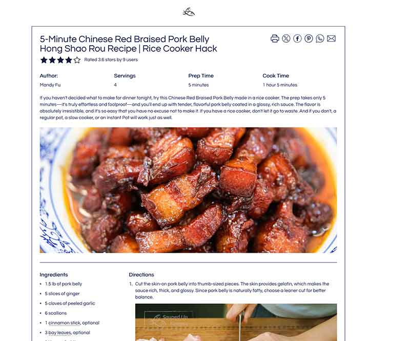 Photo of Chinese braised pork belly Jose Mier Sun Valley